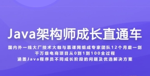 Java架构师成长直通车|完结无秘|百度云下载
