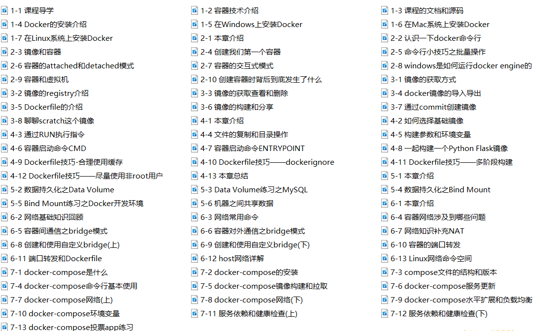 全面的Docker 系统性入门+进阶实践（2021最新版）|完结无秘
