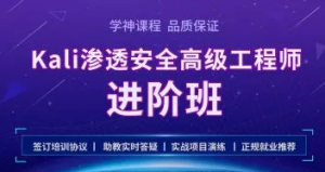 XS-Kali安全高级工程师进阶班|完结无秘