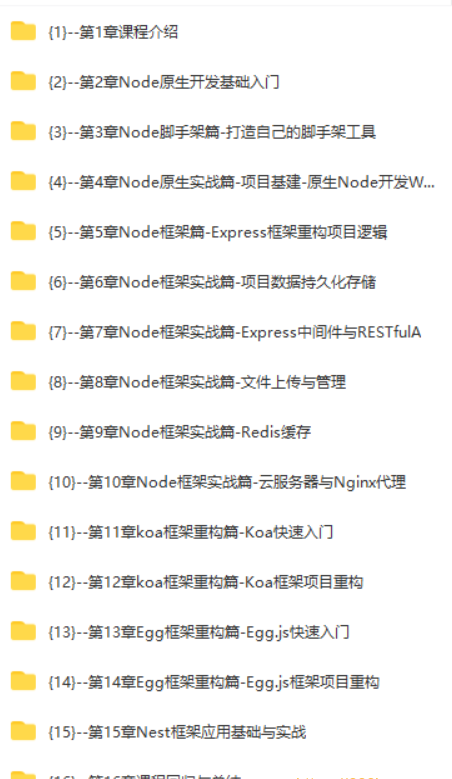 体系课-Node.js工程师养成计划|重磅首发|完结无秘