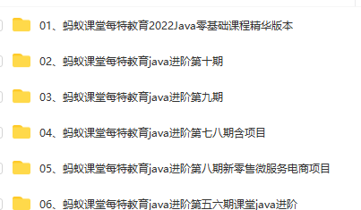 MY课堂-java互联网架构师体系课5到10期|对标阿里p7|完结无秘