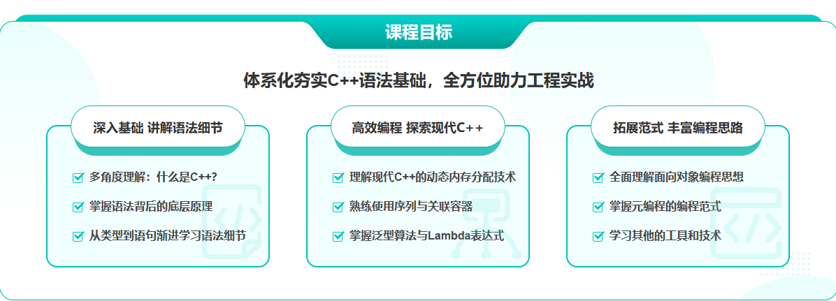 深蓝学院-C++基础与深度解析2023.01期