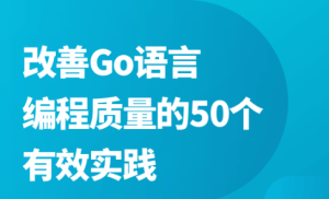 改善Go语言编程质量的50个有效实践