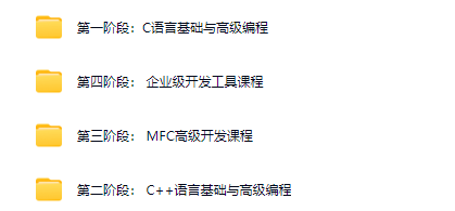 C++、MFC一站式高级开发课程，视频+源码资料，价值1021