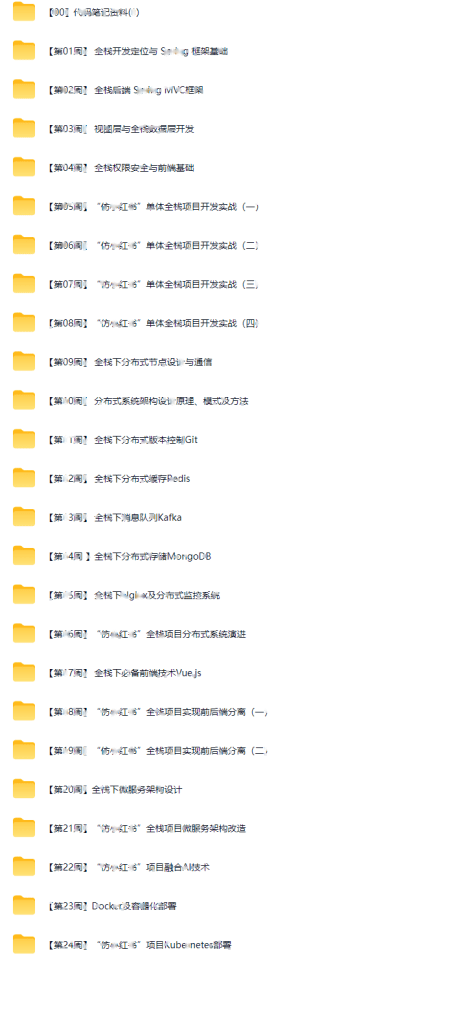 2026 JAVA+ai全栈开发工程师,视频+资料